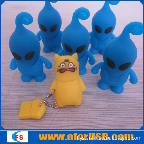 High Quality pvc usb funny cartoon usb flash drive with with factory price
